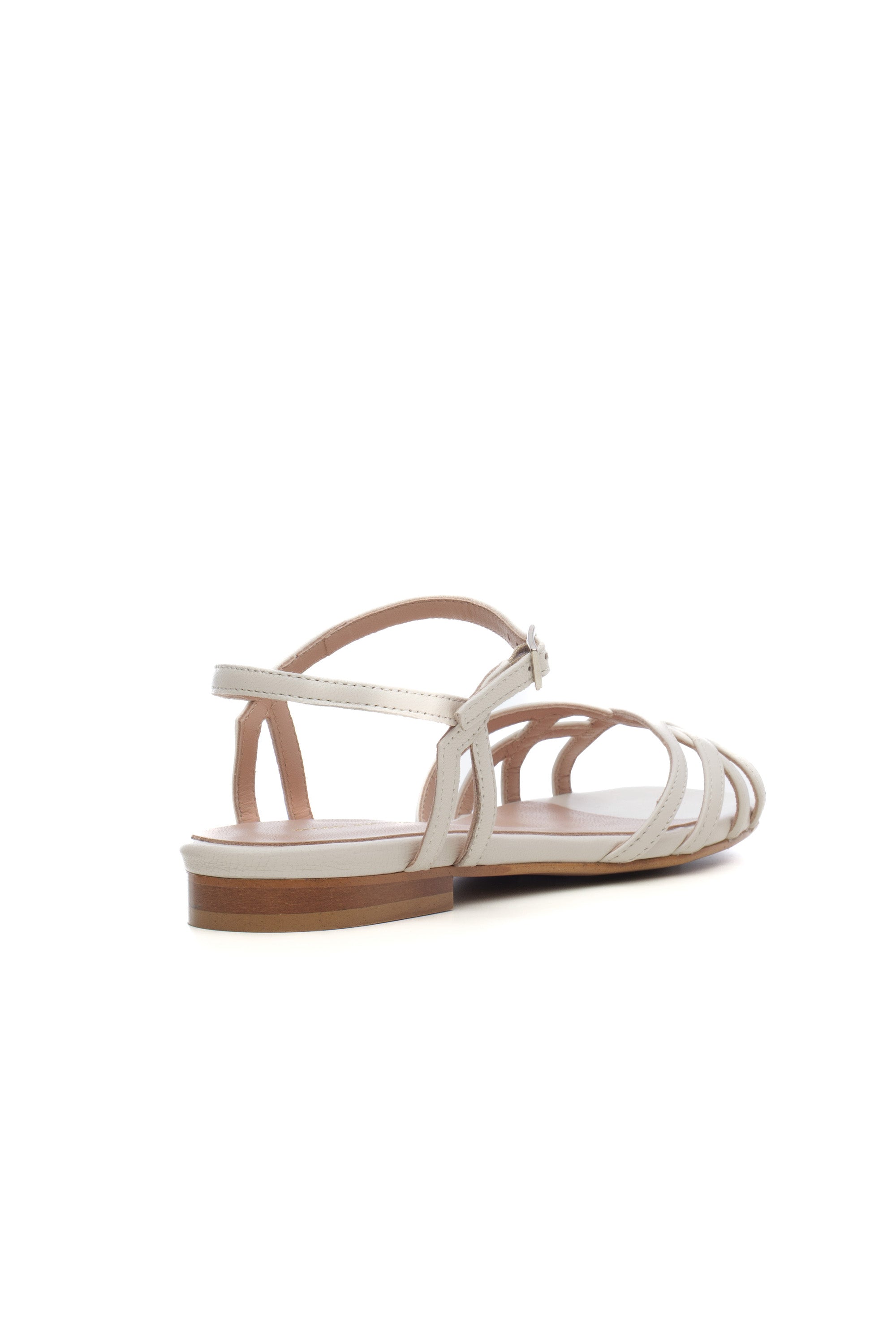 Sunny flat sandal in butter leather
