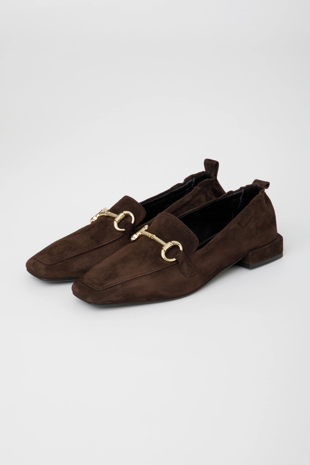Mocassino in camoscio T.Moro con accessorio platino  - Gemma