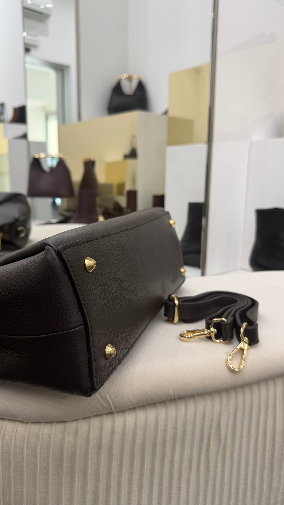 Borsa a mano in pelle T.Moro