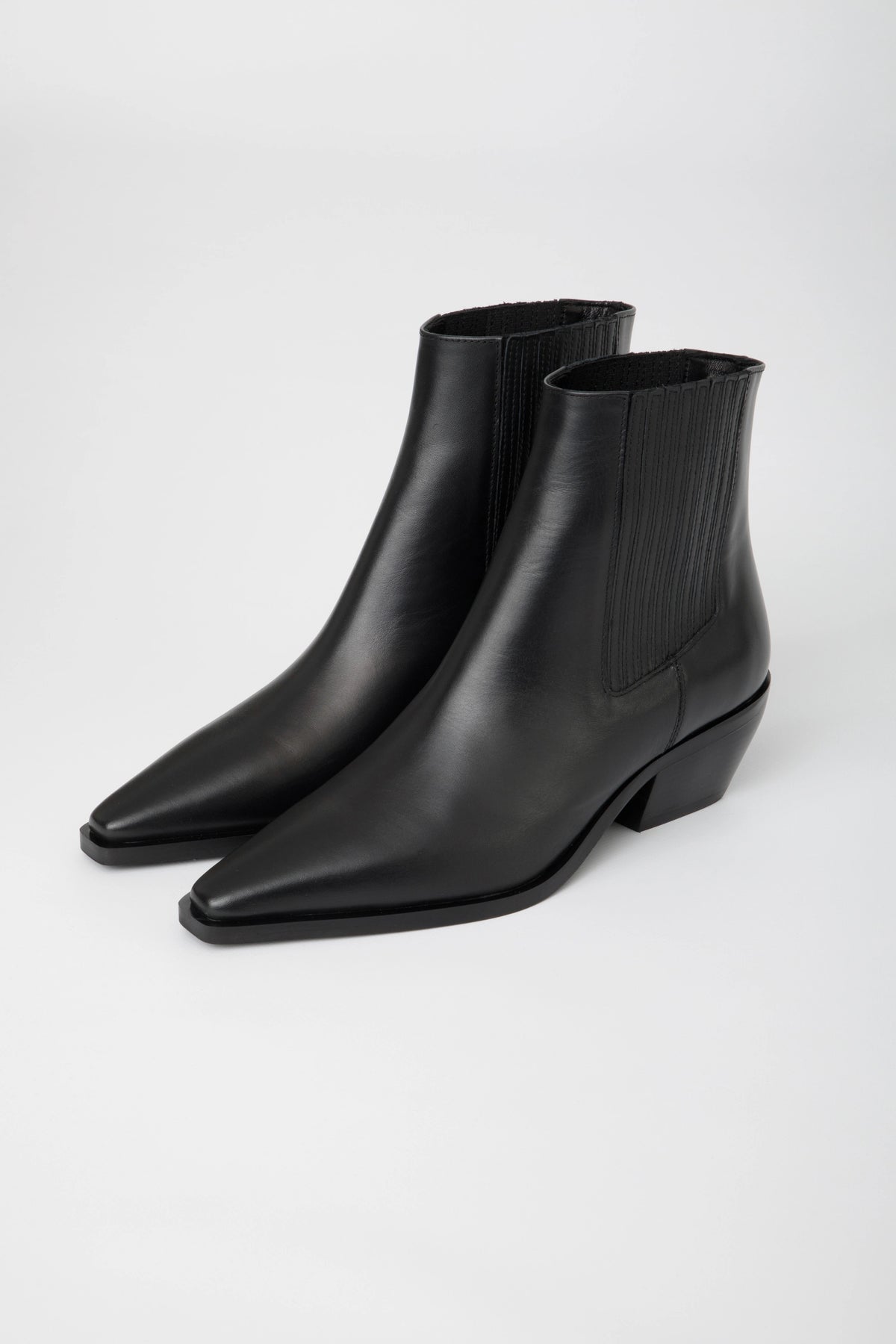 Stivaletto texano Beatles in pelle nera - Dafne