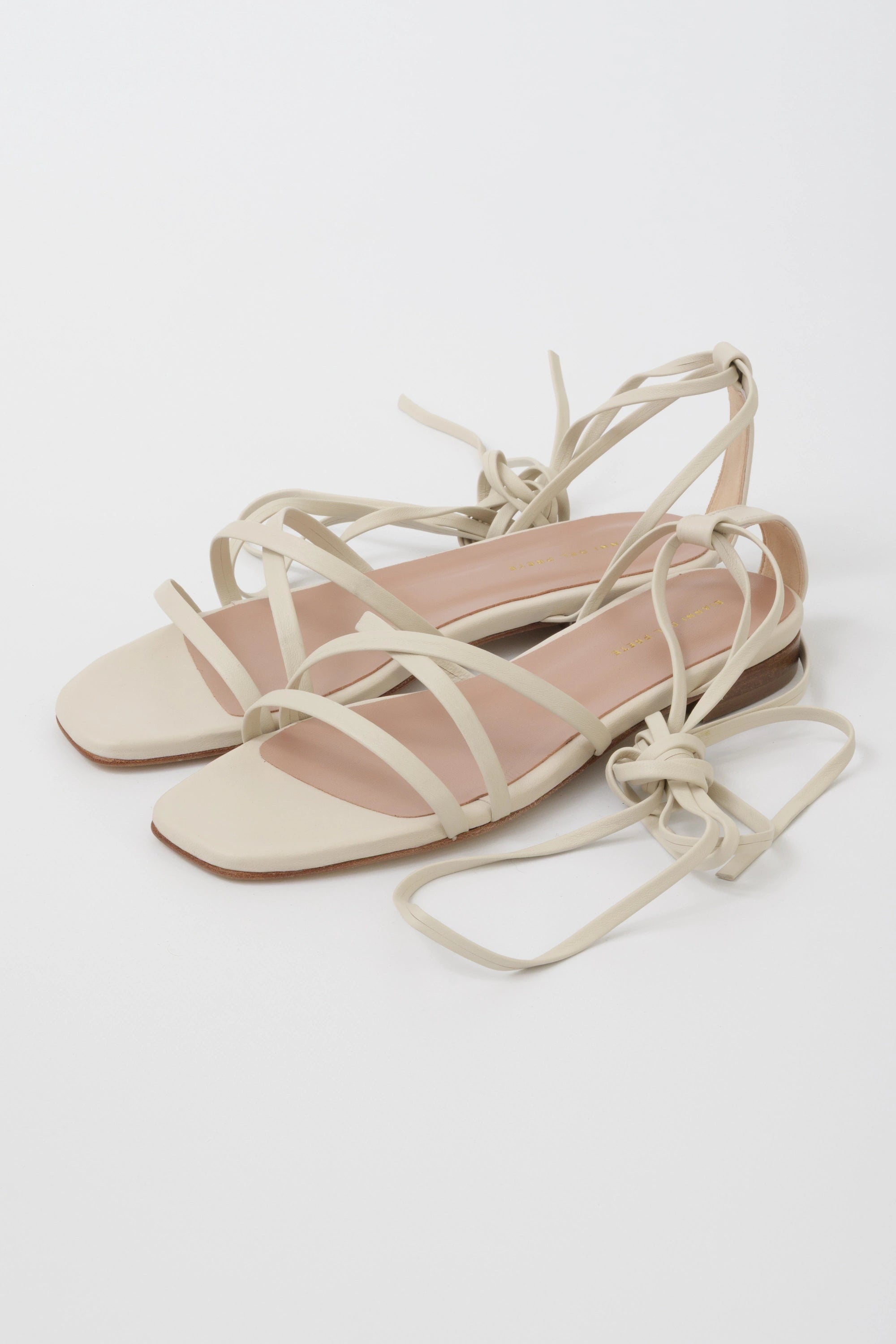Butter-soft leather gladiator flat sandal